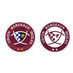 LOT DE 2 STICKERS LOGO - UBB