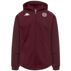 VESTE CAPUCHE BORDEAUX...