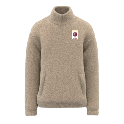 SWEAT 1/4 ZIP SHERPA BEIGE...