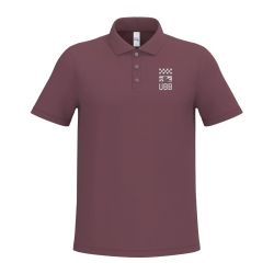POLO HOMME COMPO BORDEAUX -...
